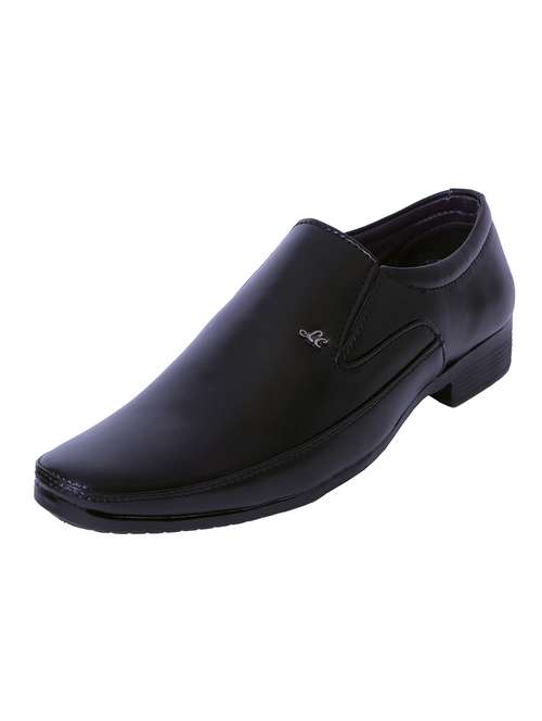 men black slip on formal shoes