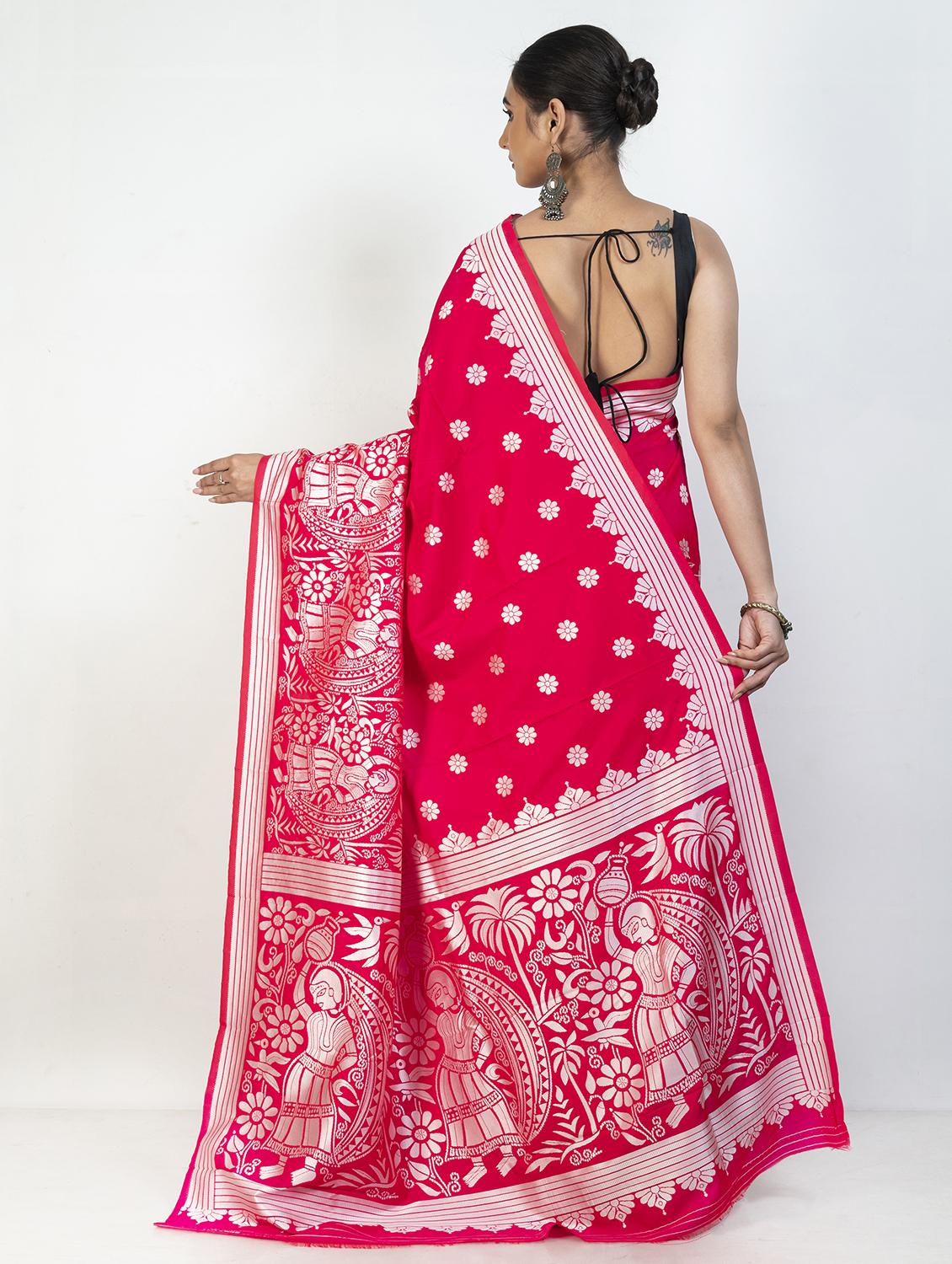 women self design banarasi saree with blouse - 21905699 - Standard Image - 2