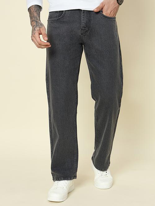 men solid mid rise straight fit jean - 21905879 -  Standard Image - 0