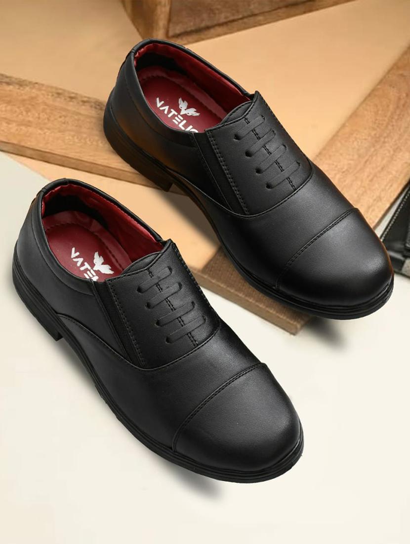 men black slip on oxford - 21906054 - Zoom Image - 0