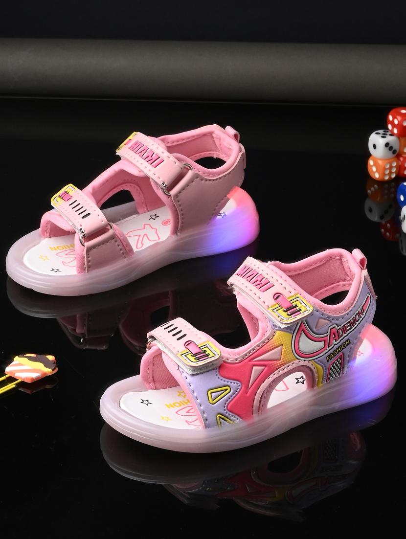 kids pink printed floater
