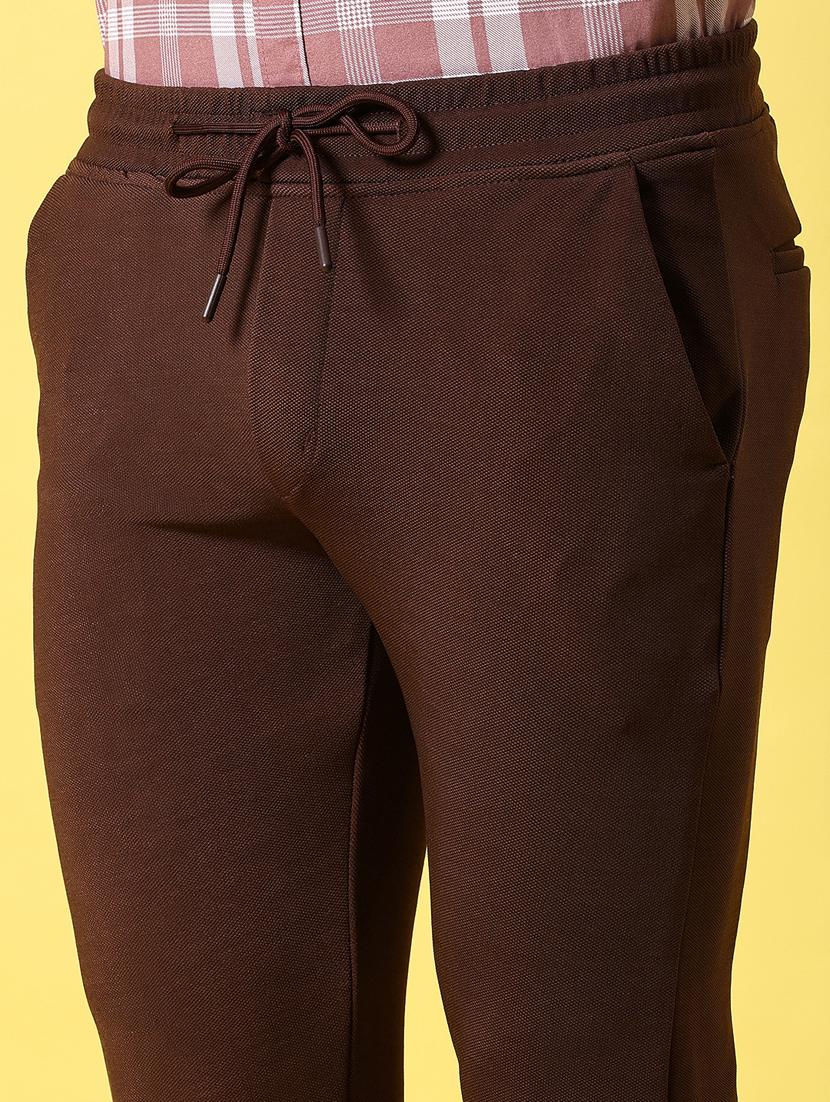 men solid mid rise slim fit chinos - 21906774 - Standard Image - 2