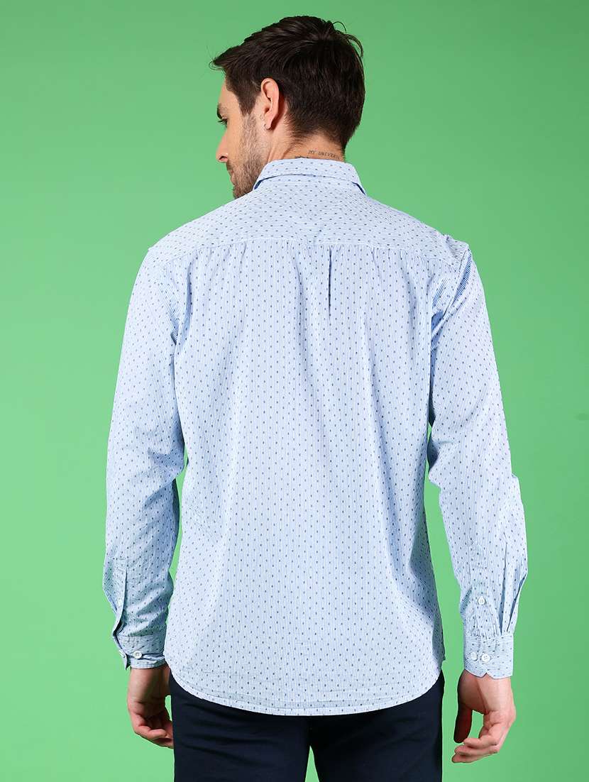 men printed long sleeve regular fit casual shirt - 21906785 -  Standard Image - 2