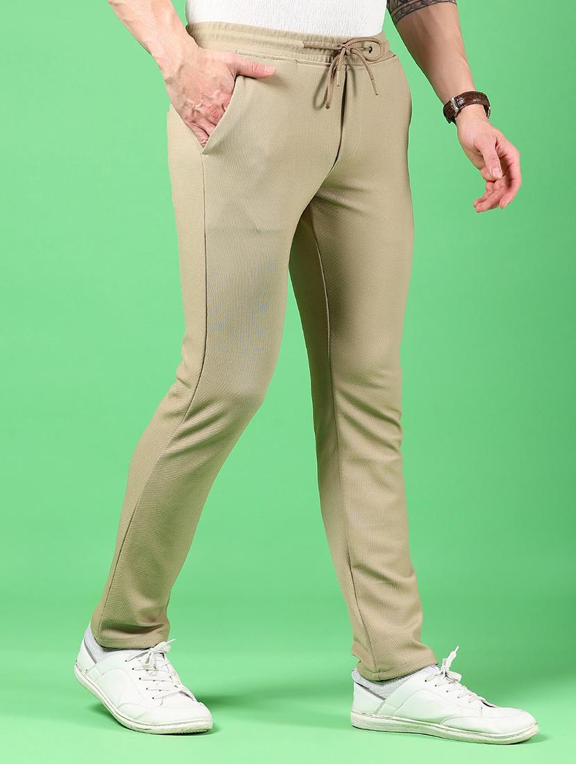 men solid md rise casual chinos - 21906791 - Standard Image - 2