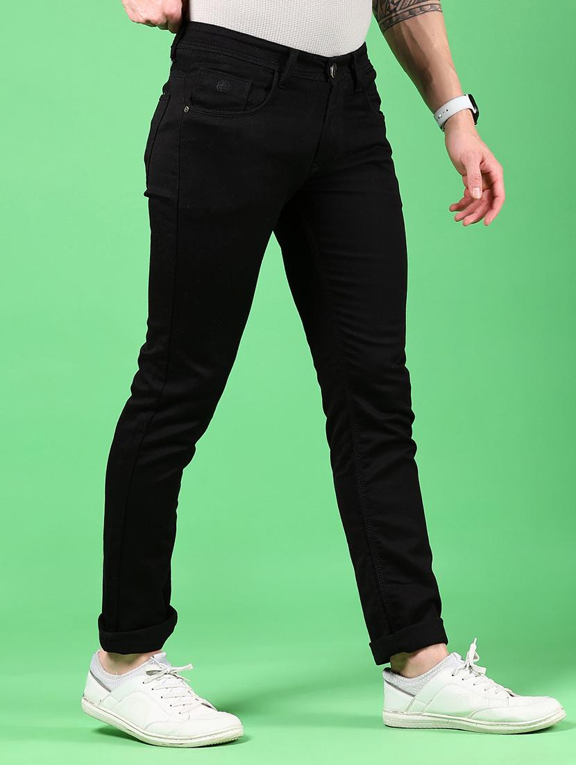 men solid mid rise slim fit jean - 21906794 - Standard Image - 2