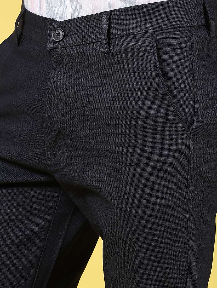 men solid mid rise straight fit chinos  - 21906853 -  Standard Image - 2