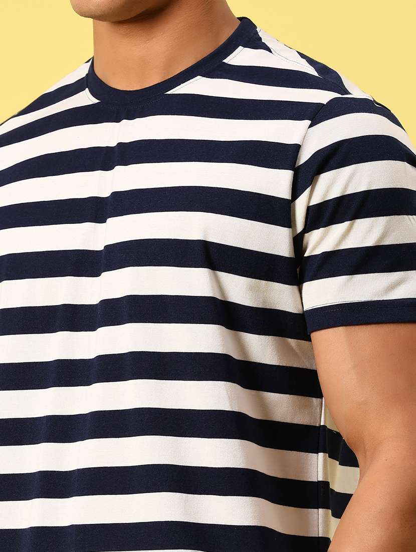 men striped short sleeve regular fit t-shirt - 21906880 -  Standard Image - 2