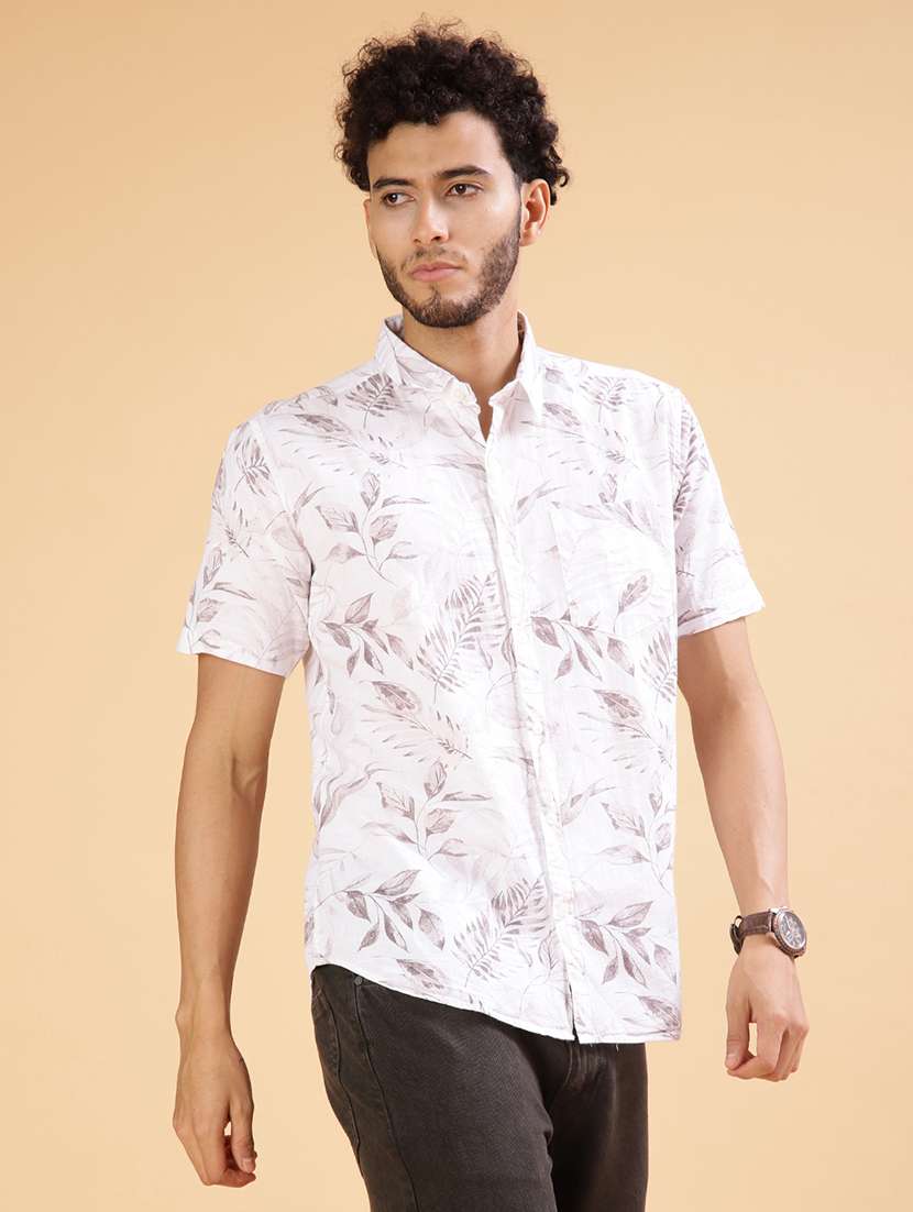 rust cotton casual shirt - 21906888 -  Standard Image - 2