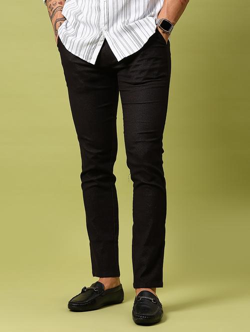 men solid mid rise slim fit chinos  - 21906893 -  Standard Image - 0