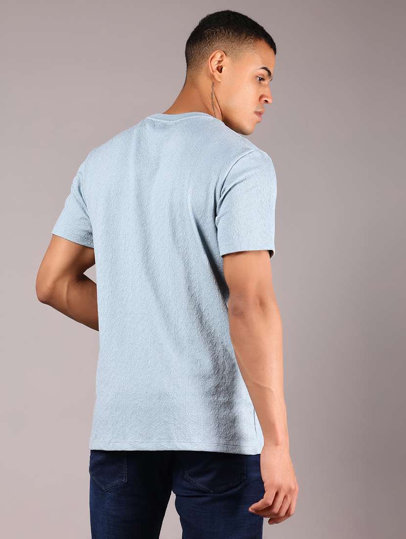 men solid short sleeve regular fit t-shirt - 21906940 -  Standard Image - 2