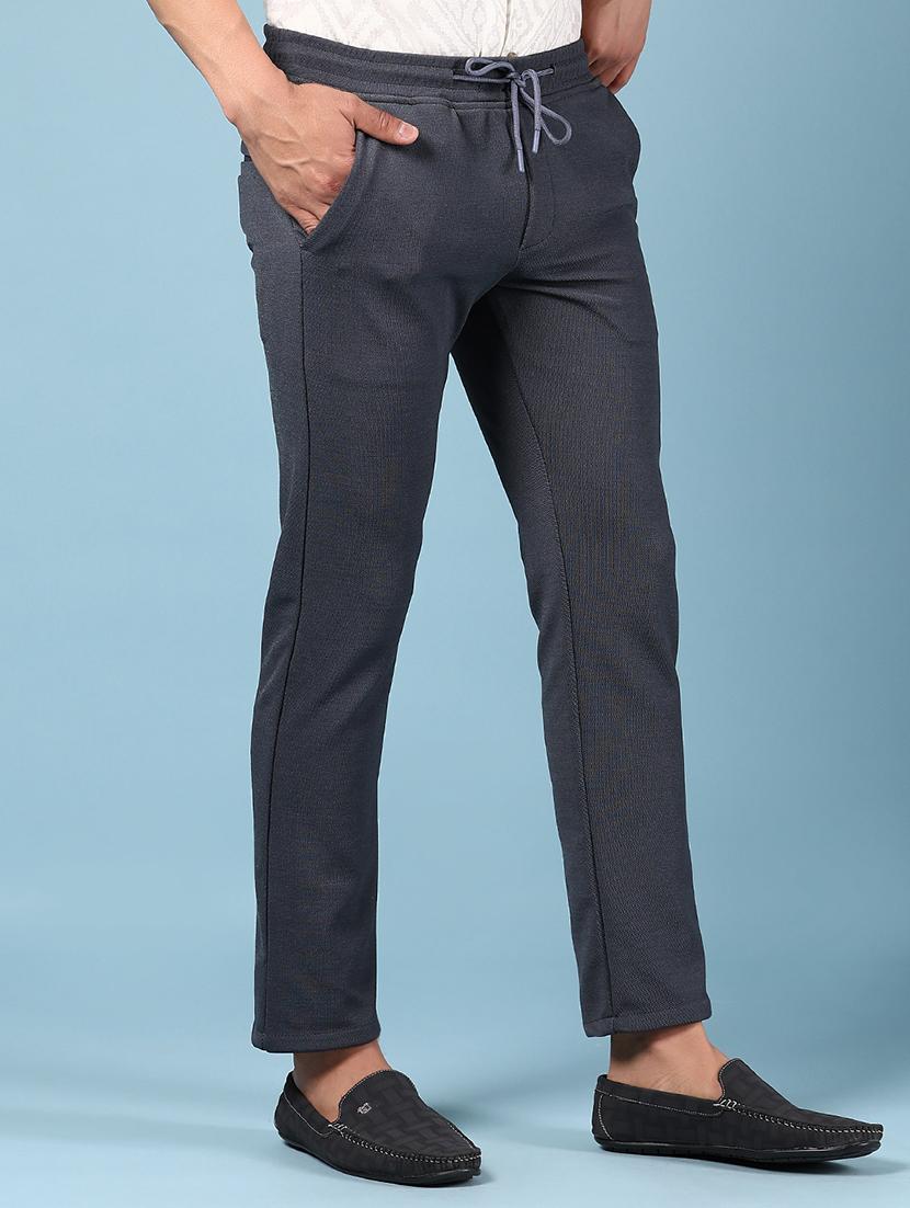 men solid mid rise slim fit chinos - 21907585 - Standard Image - 2