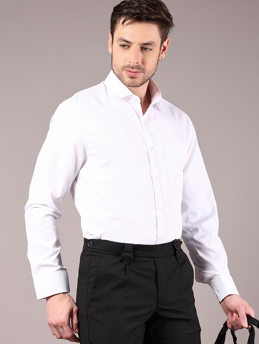 men solid long sleeve formal shirt - 21907603 - Standard Image - 2