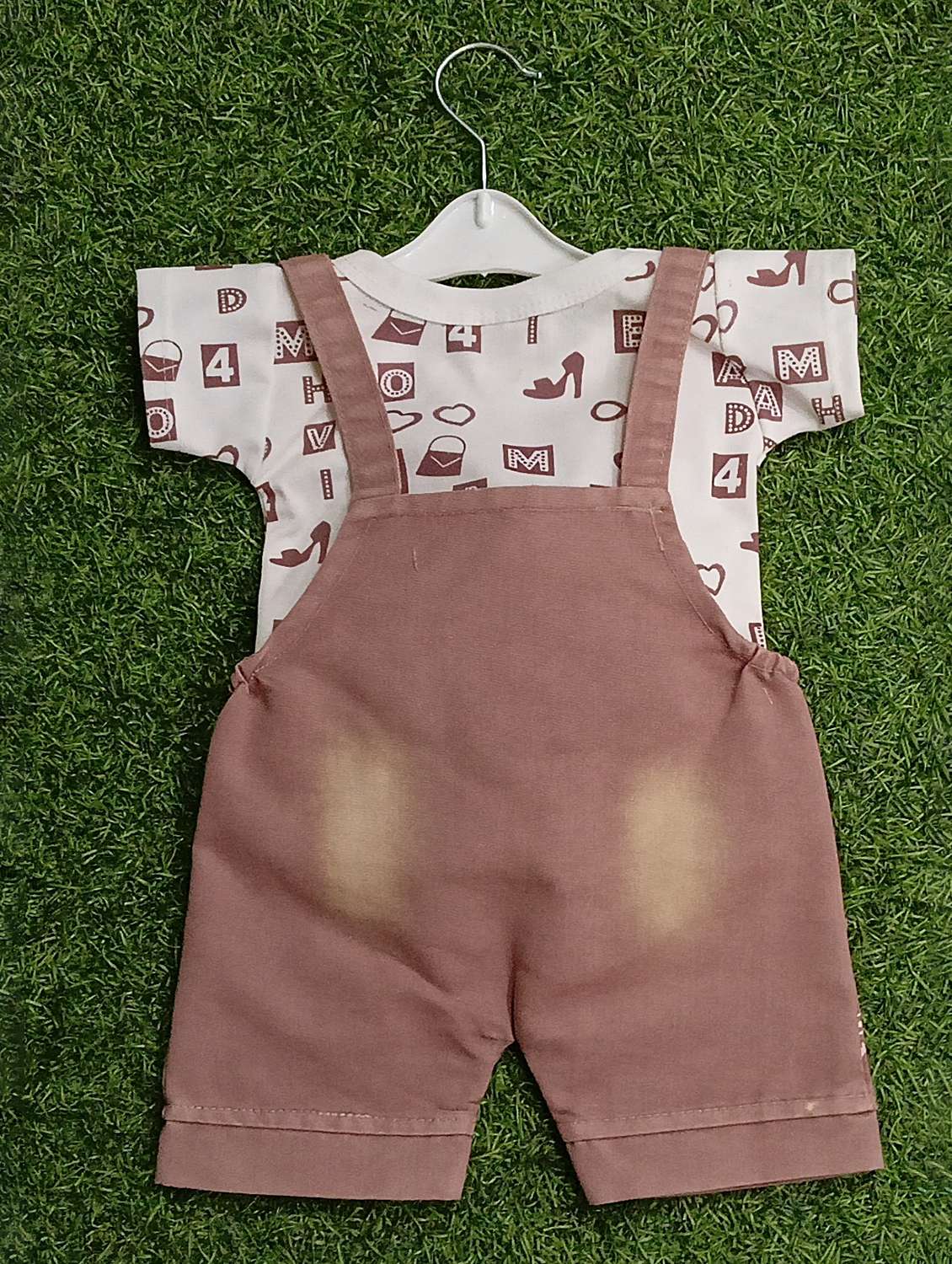 kids printed adjustable strap dungree - 21907735 -  Standard Image - 2