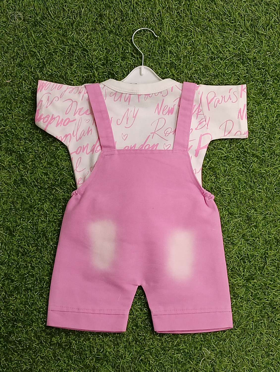 boys printed round neck t-shirt & duangaree set - 21907743 -  Standard Image - 2