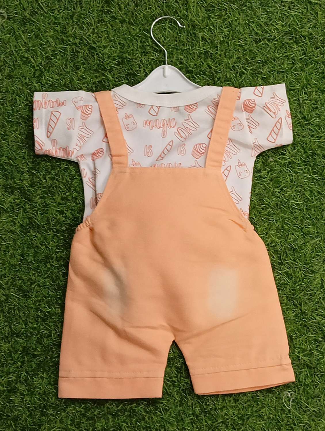 boys printed round neck t-shirt & duangaree set - 21907754 -  Standard Image - 2