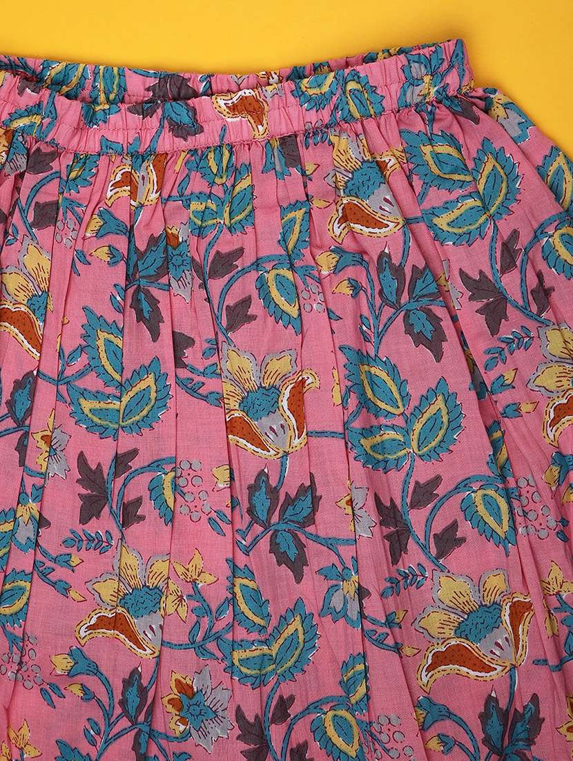 girls printed sleeveless suit set - 21907799 -  Standard Image - 2