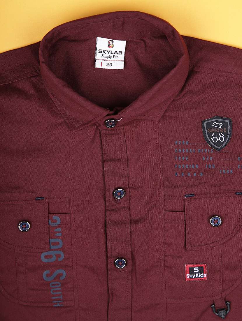 boys typographic shirt & short twin set - 21908052 -  Standard Image - 2