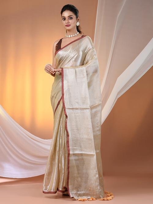 women solid casual wear saree with blouse - 21908335 - Standard Image - 0