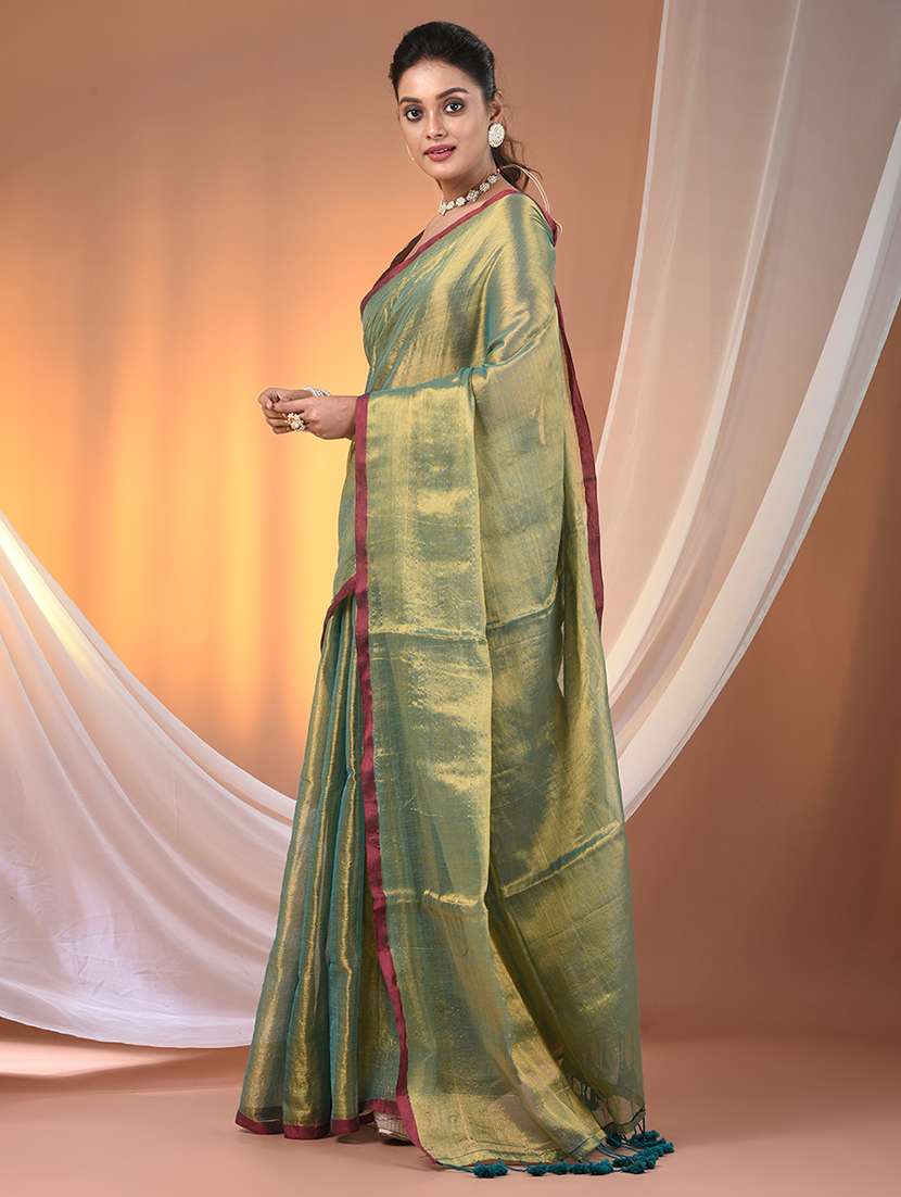 women solid casual wear saree with blouse - 21908344 -  Standard Image - 2