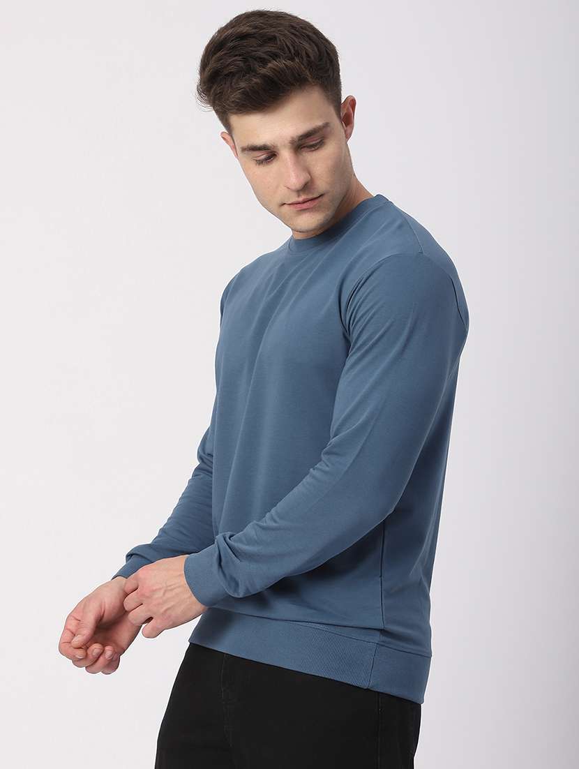 men solid long sleeve regular fit t-shirt - 21908782 -  Standard Image - 2