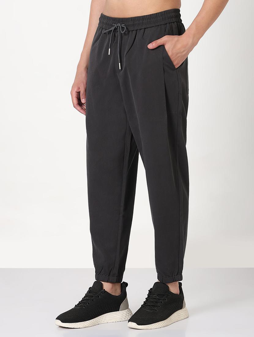 men solid mid rise jogger - 21908887 - Standard Image - 2