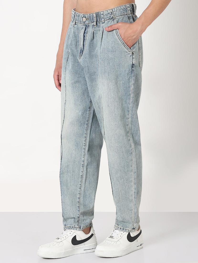 men solid mid rise relaxed fit jean - 21908971 - Standard Image - 2