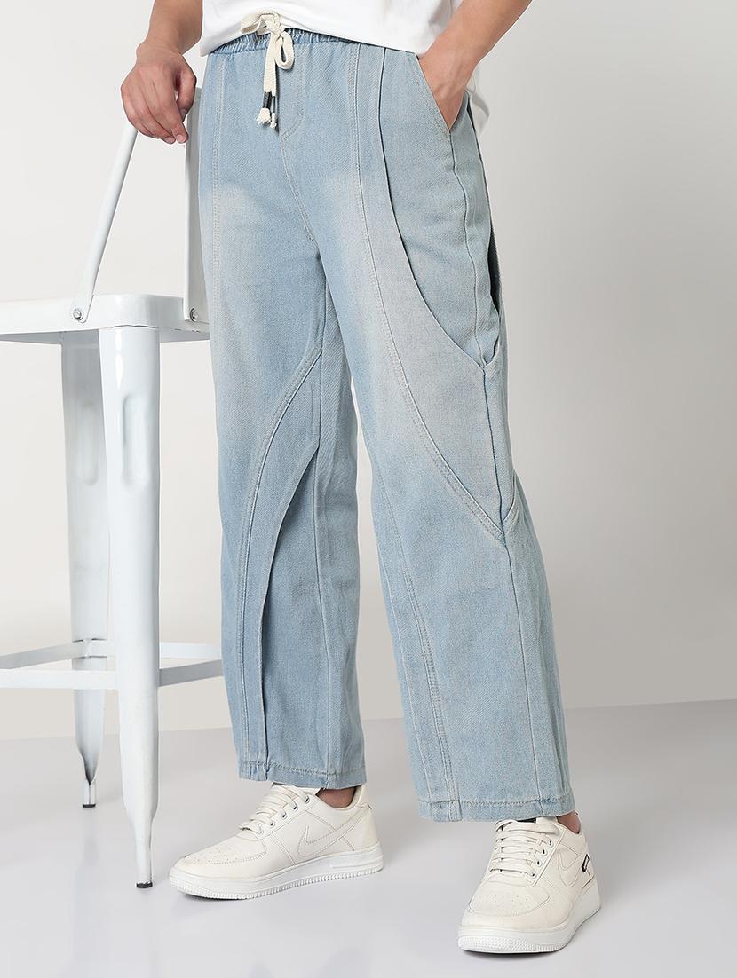 men solid mid rise straight fit jean - 21908972 - Zoom Image - 0