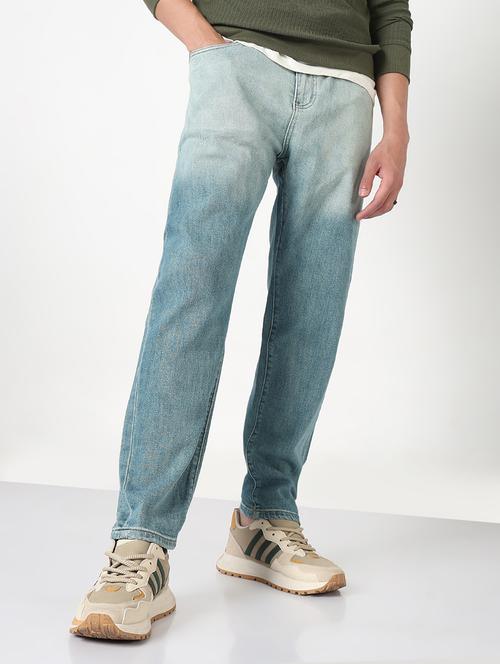 men washed mid rise slim fit jean - 21909005 - Standard Image - 0
