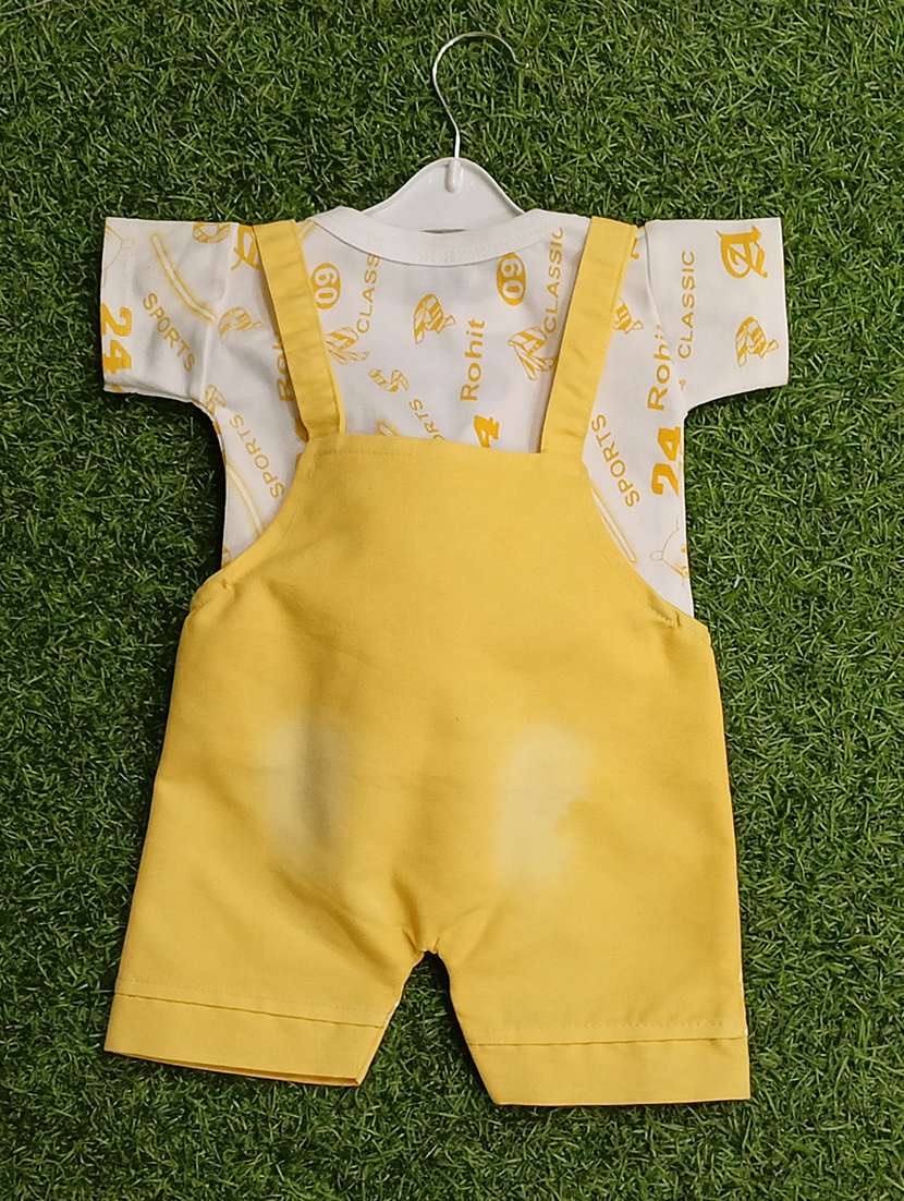 boys printed t-shirt & dungarees sets  - 21909288 -  Standard Image - 2