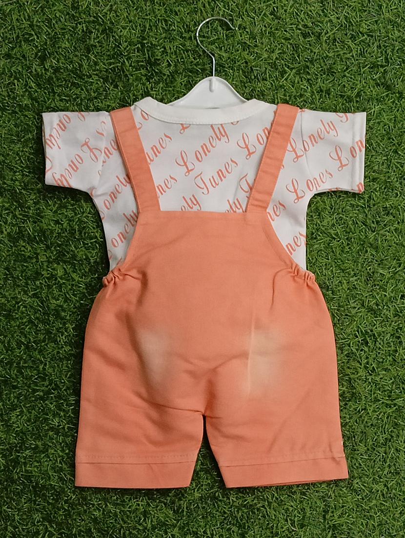 boys printed t-shirt & dungarees sets - 21909292 - Standard Image - 2