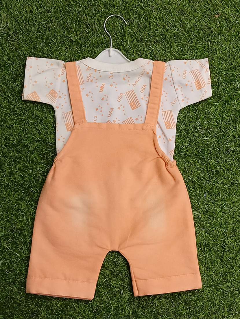 boys printed t-shirt & dungarees sets - 21909299 - Standard Image - 2