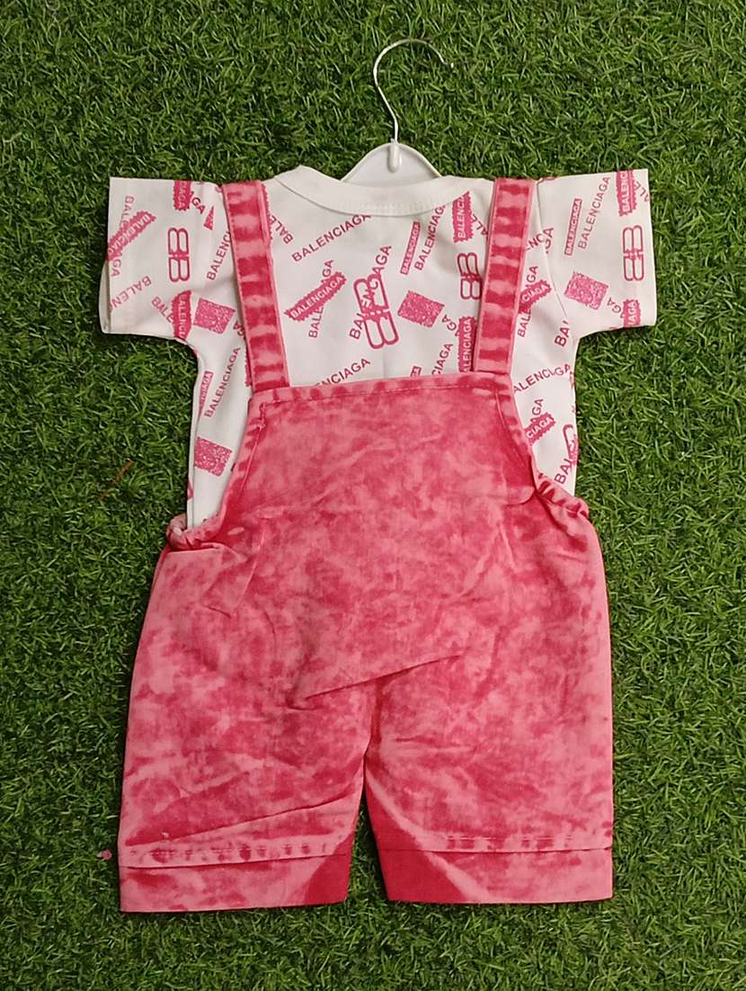 boys printed t-shirt & dungarees sets  - 21909309 -  Standard Image - 2