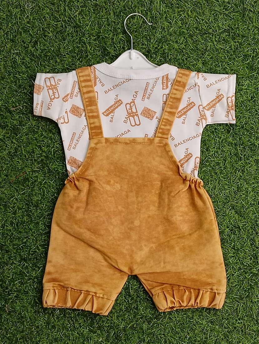 boys printed t-shirt & dungarees sets  - 21909316 -  Standard Image - 2