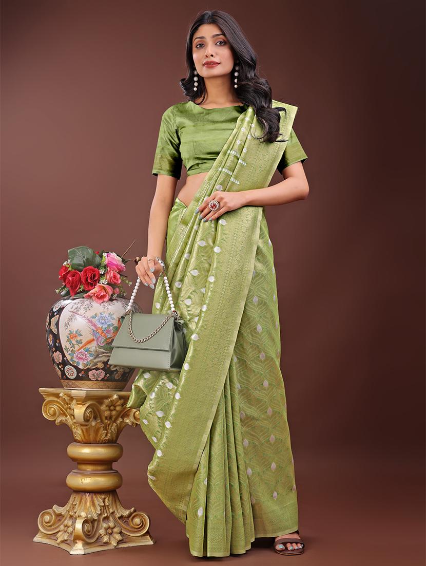women self design banarasi saree with blouse - 21909398 - Standard Image - 2