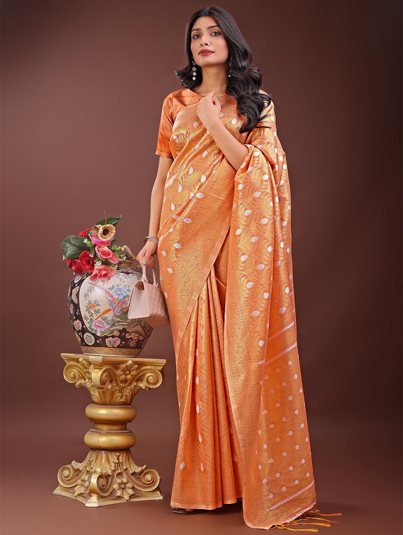 women self design banarasi saree with blouse - 21909399 - Standard Image - 2