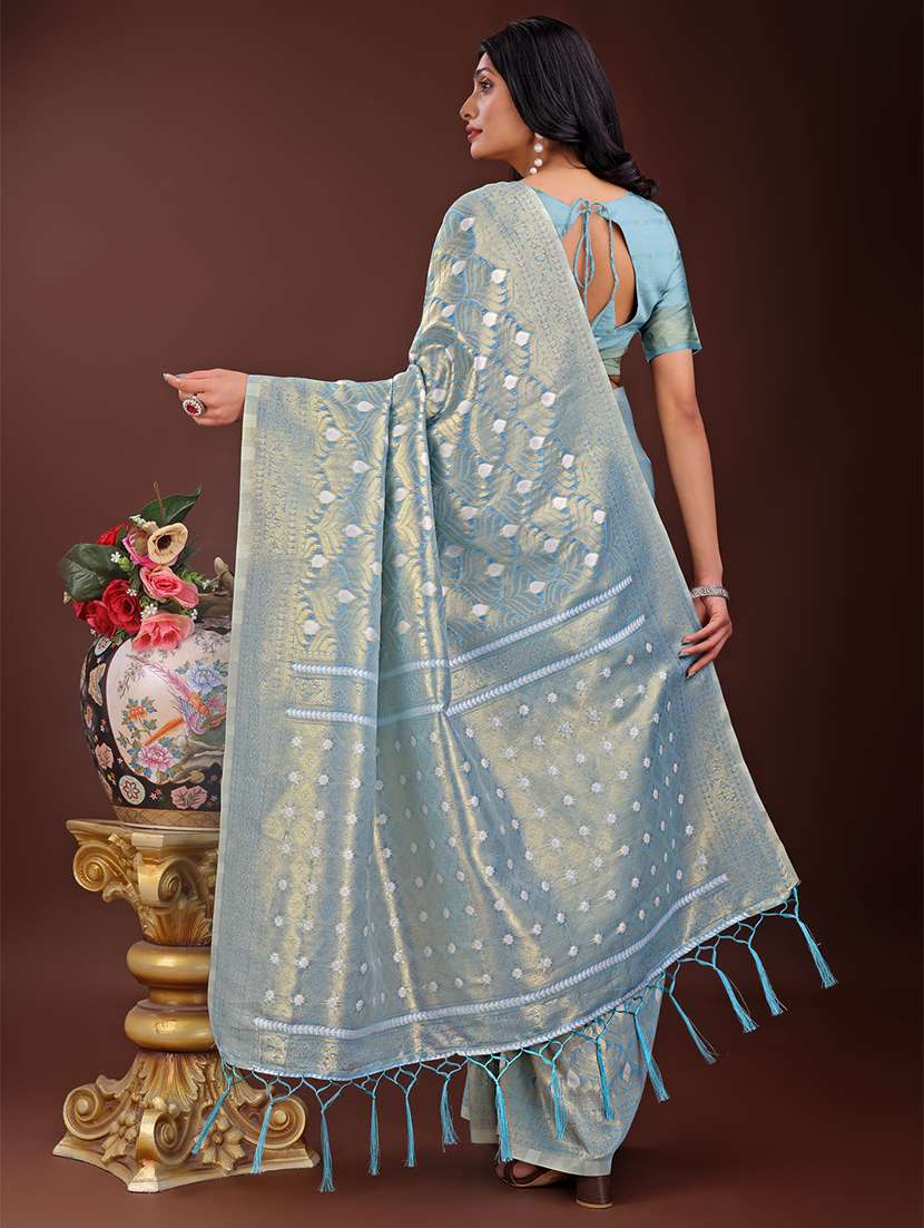 women self design banarasi saree with blouse - 21909403 -  Standard Image - 2