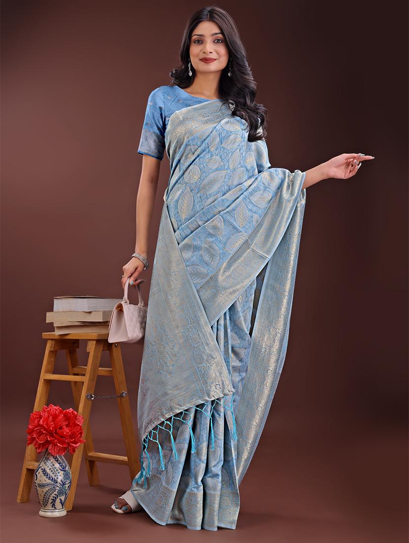women self design banarasi saree with blouse - 21909406 - Standard Image - 2