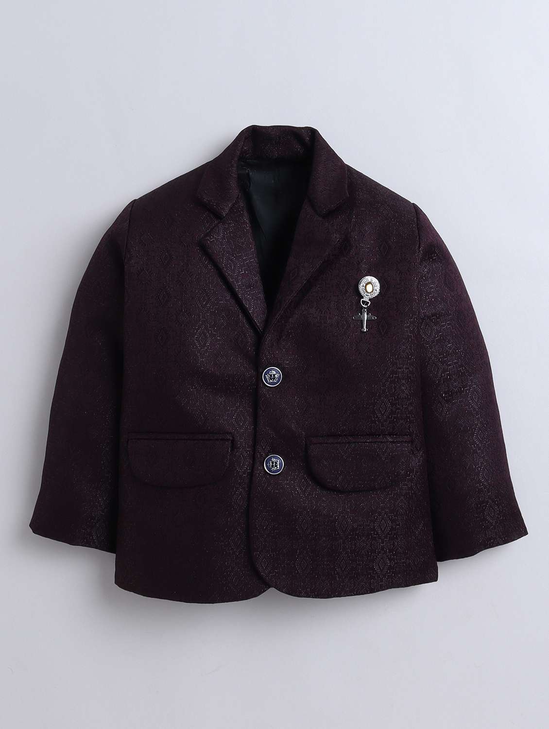 boys self design three piece suit set - 21909480 -  Standard Image - 2