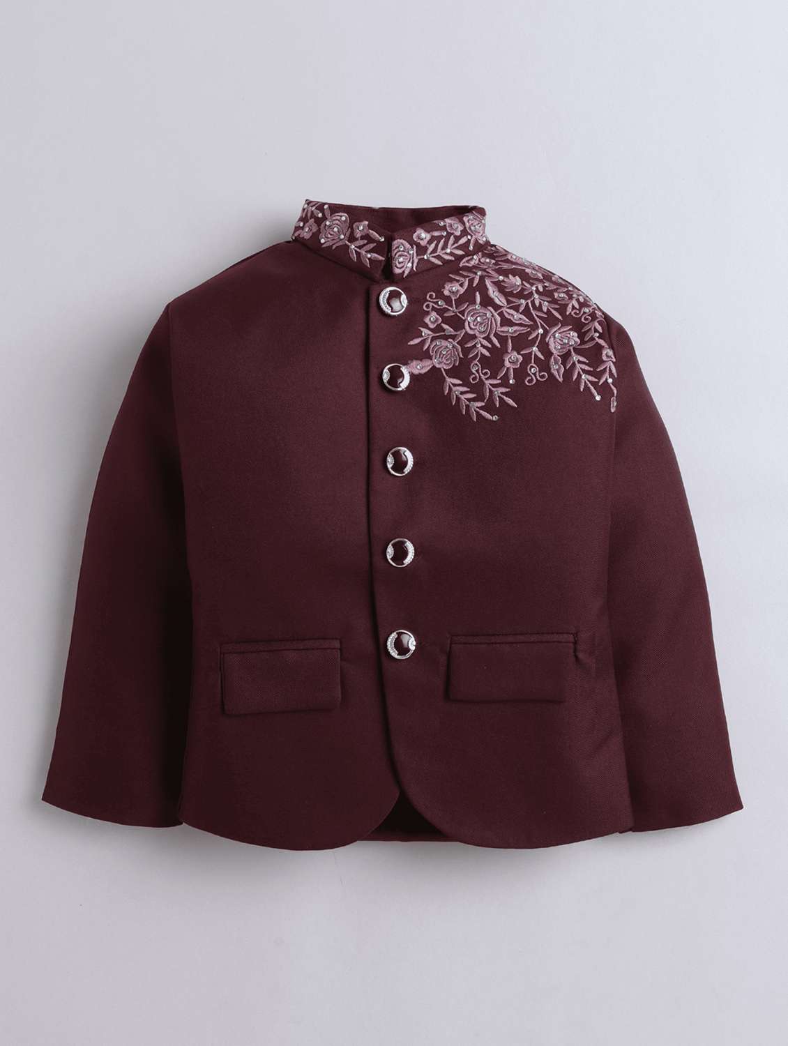 boys embroidered 2 peice suit set - 21909486 -  Standard Image - 2