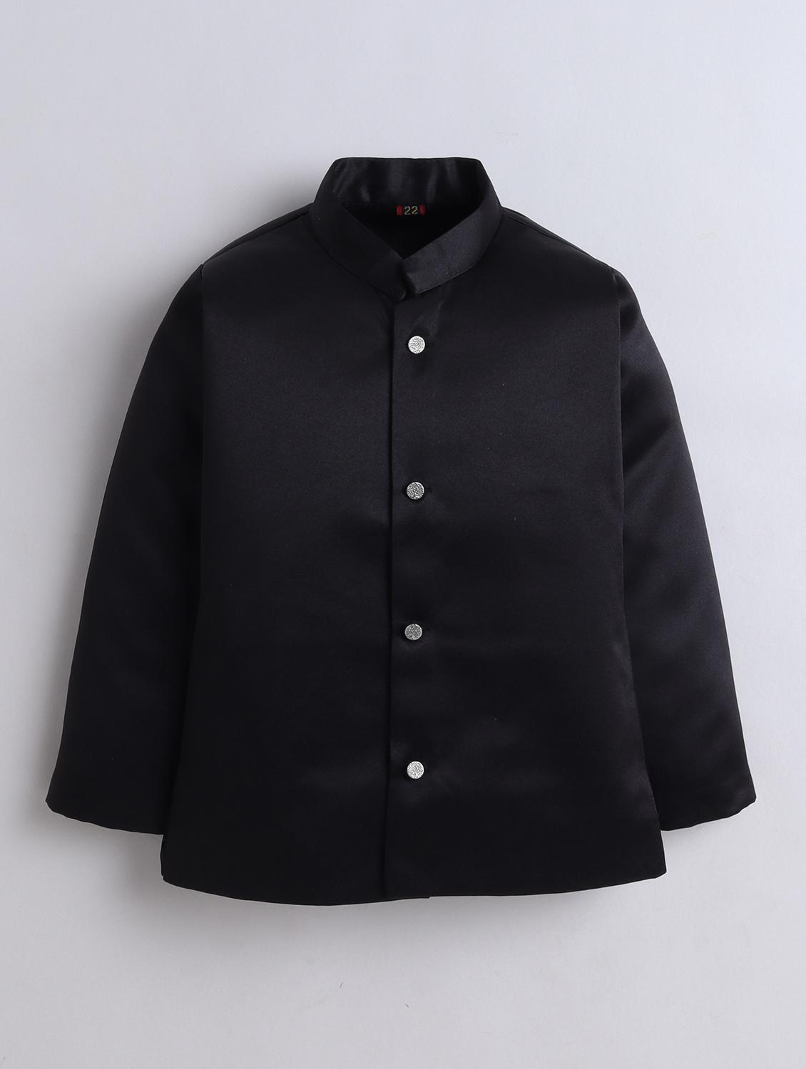 boys embroidered sherwani set with jacket - 21909493 - Standard Image - 2