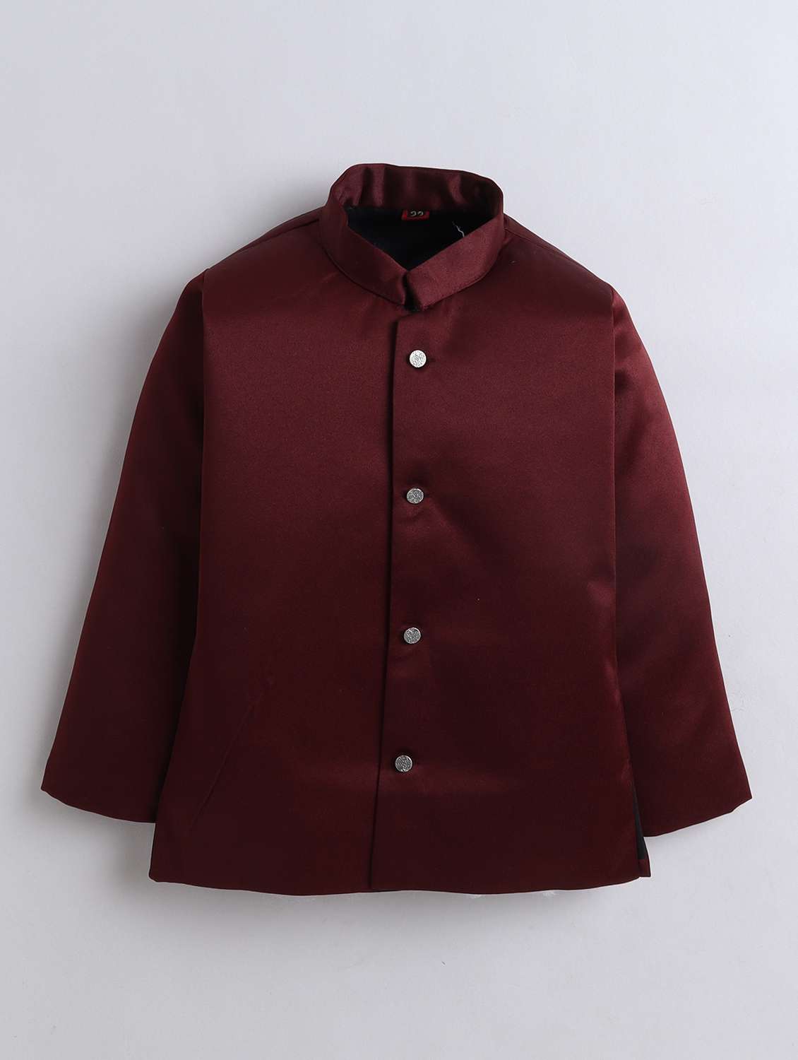 boys embroidered sherwani set with jacket - 21909495 - Standard Image - 2