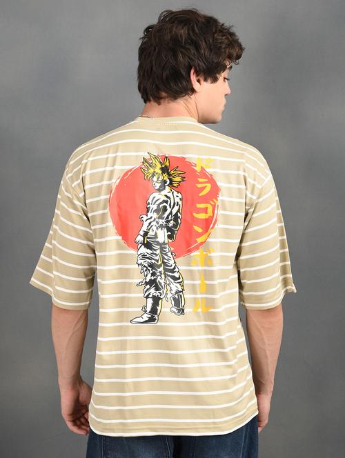 men printed short sleeves oversized t-shirt - 21909961 - Standard Image - 0
