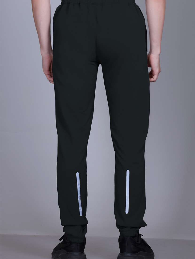 men solid mid rise full length track pant - 21910179 -  Standard Image - 2