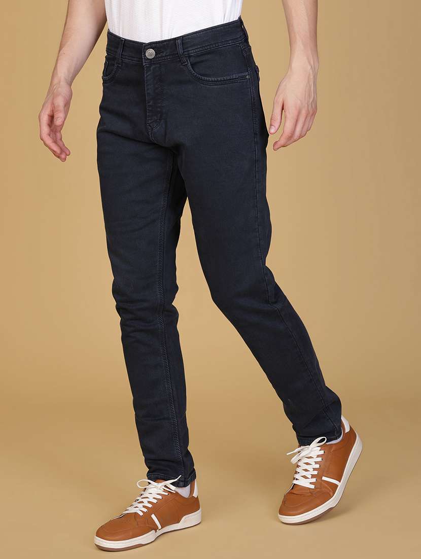 men solid mid rise slim fit jean - 21910458 -  Standard Image - 2