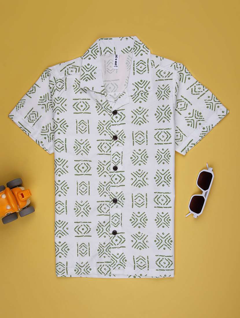 boys printed short sleeve regular fit t-shirt