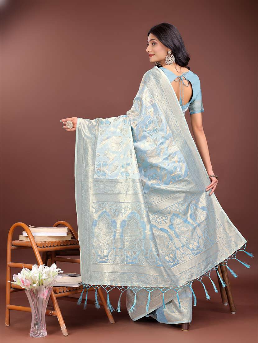 women self design banarasi saree with blouse - 21911541 -  Standard Image - 2