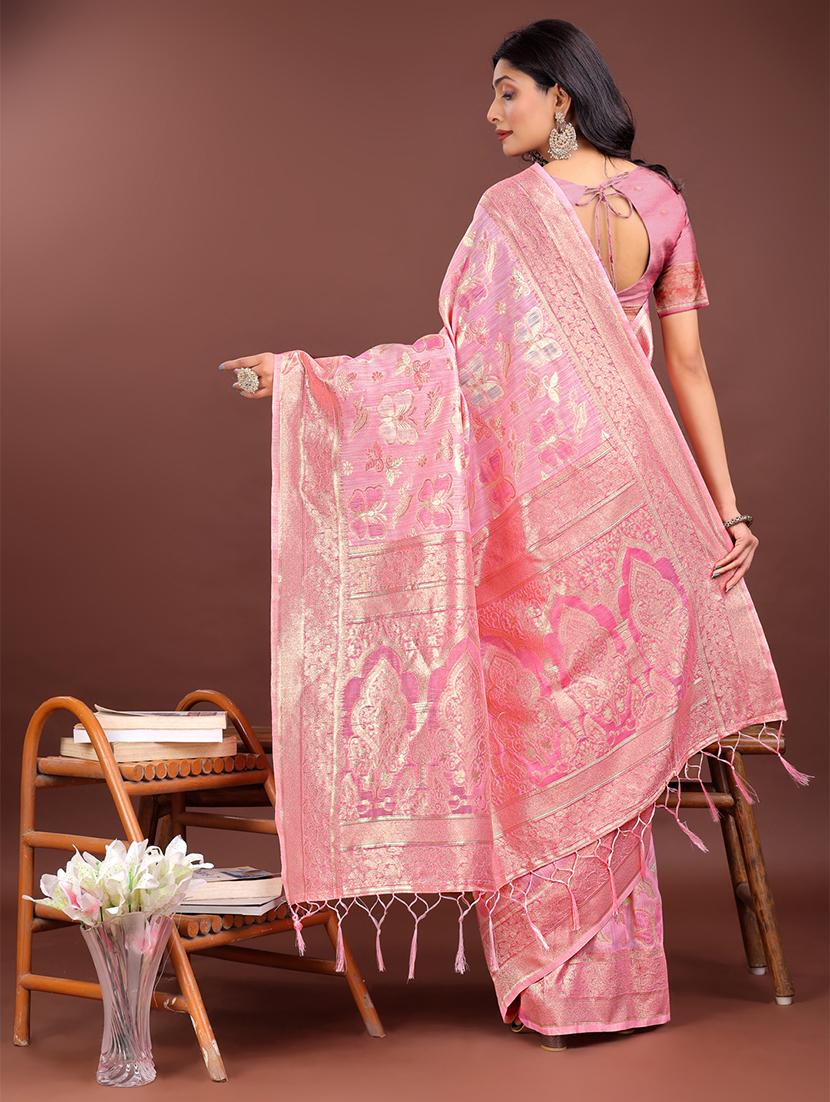 women self design banarasi saree with blouse - 21911542 - Standard Image - 2