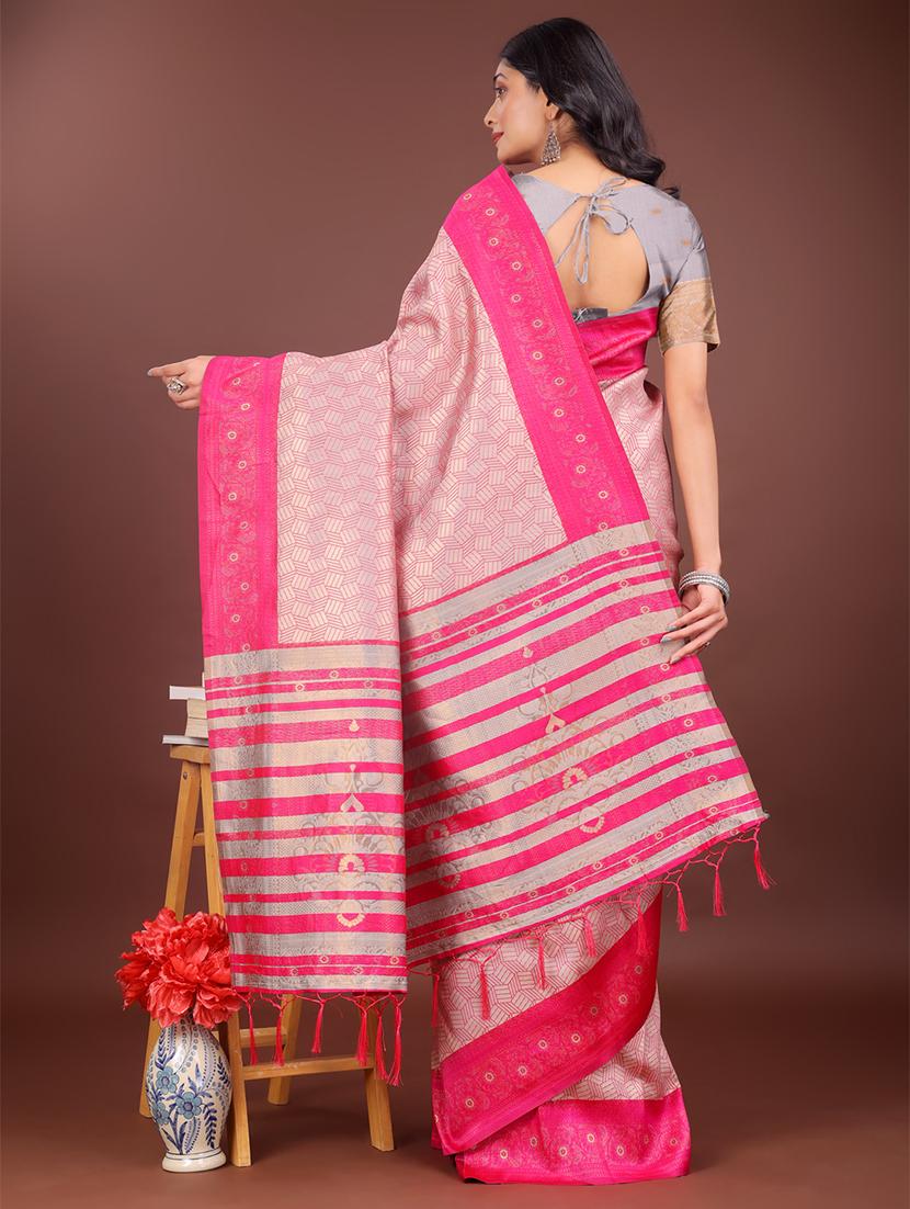 women self design bordered saree with blouse - 21911572 - Standard Image - 2