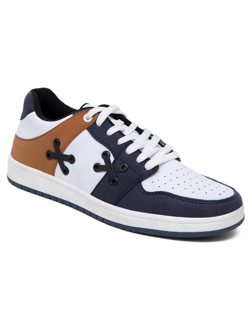 men blue lace up sneaker - 21911702 -  Standard Image - 0
