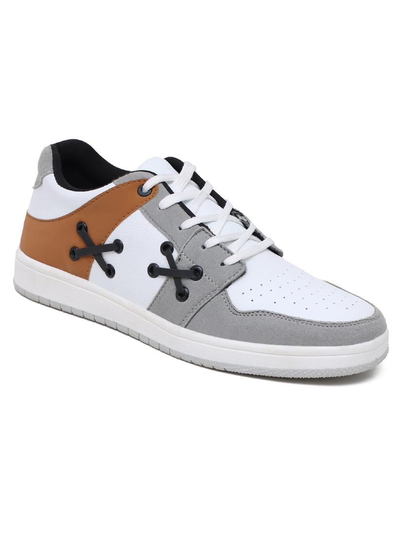 men grey lace up sneaker - 21911703 -  Zoom Image - 0
